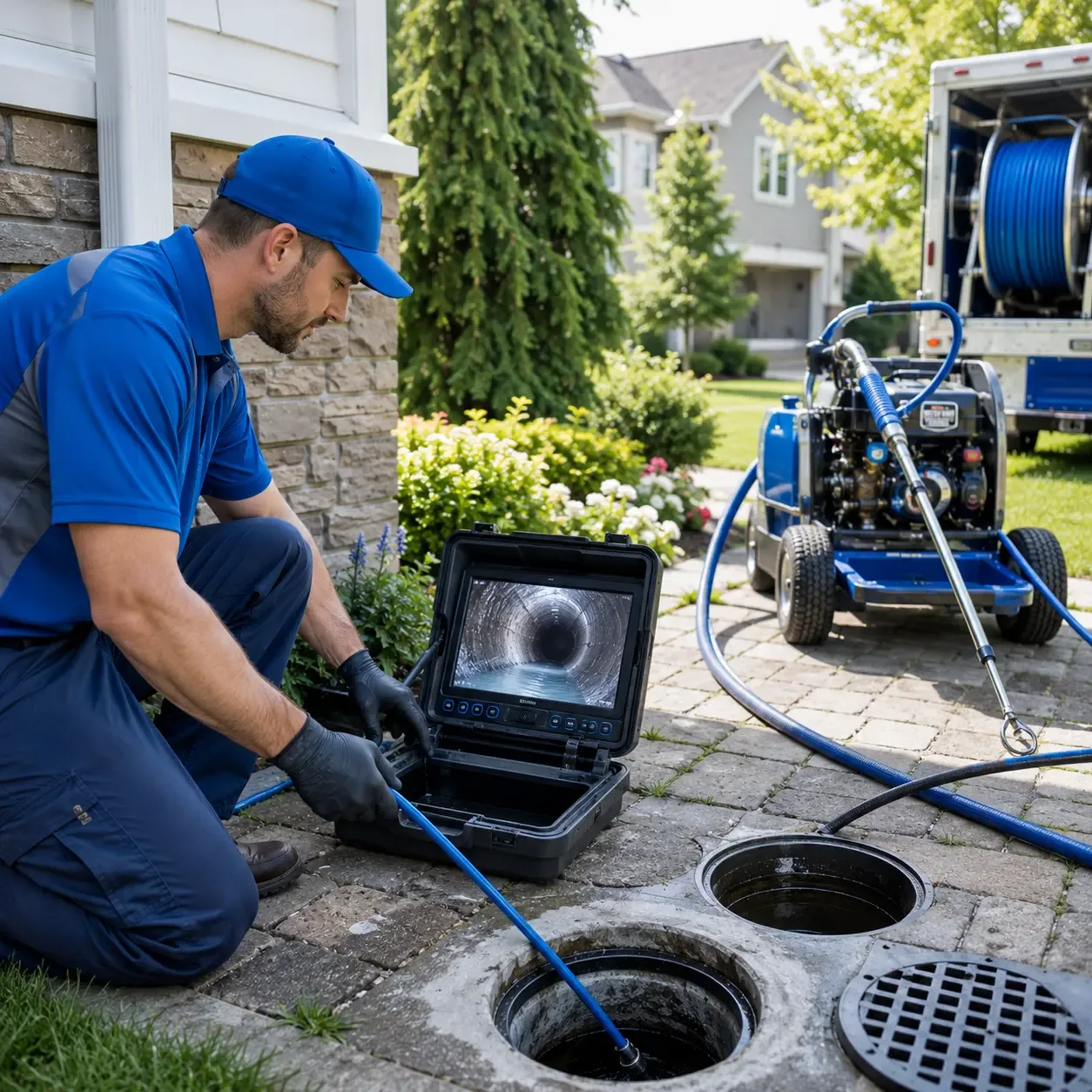 Outdoor drain cleaning professionals serving Garden City, NY